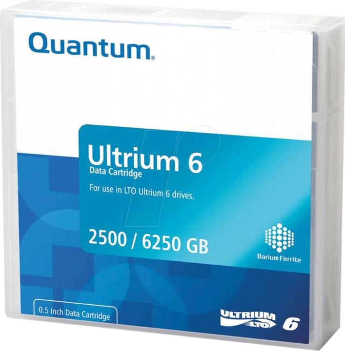 Quantum Data cartridge LTO6 Media Ultrium 2,5/6,25TB (LTO-6 Ultrium, 2500 GB)
