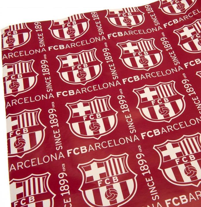 Produktbild FC Barcelona Musterdruck Geschenkpapier (Geschenkpapier)