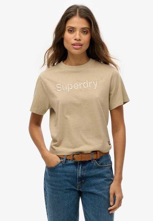Actual product image Superdry Emb Core Logo Boxy Loose Tee (10)