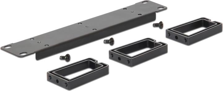 Actual product image Delock 25.40cm (10") cable management panel black