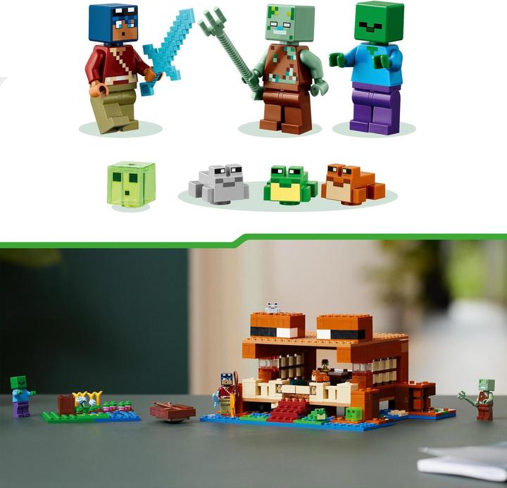 Productafbeelding LEGO 21256 Het kikkerhuis (21256, LEGO Minecraft)