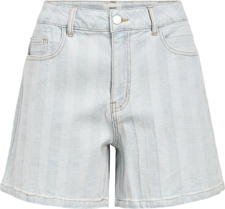 Object Streifen Jeansshorts