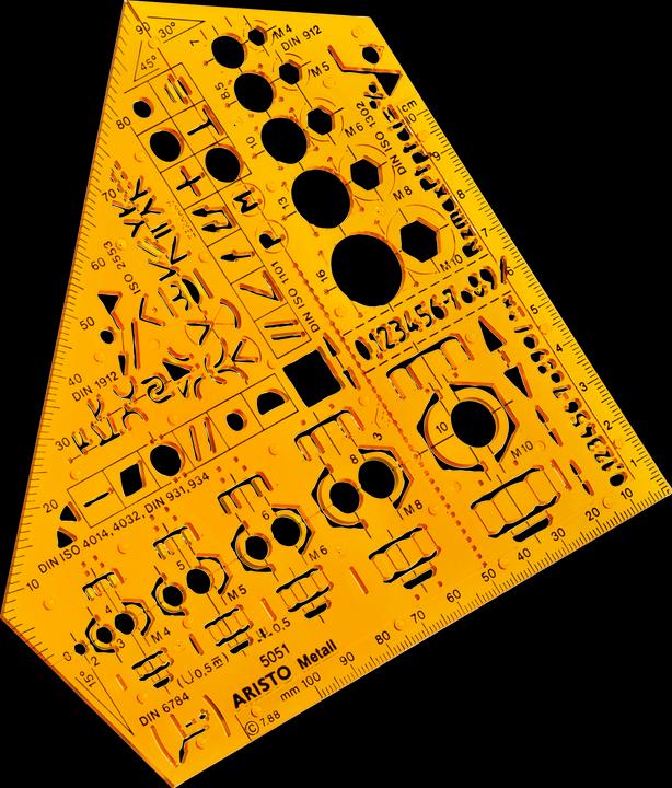 Actual product image Aristo Template (15.50 cm)