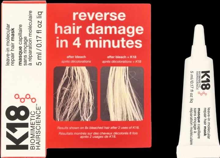 Immagine prodotto K18 Maschera per capelli riparatrice molecolare Leave-In (5 ml)
