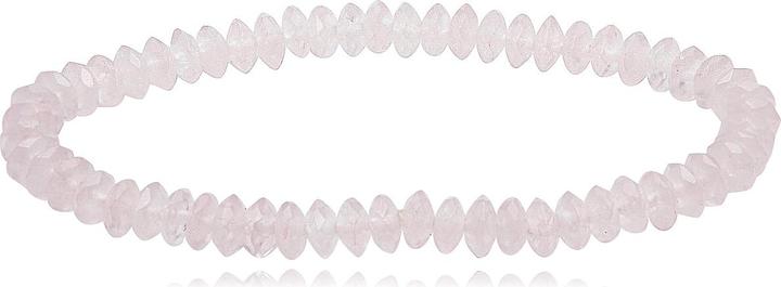 Leyda Rosenquarz Armband (Farbstein)