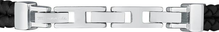 Produktbild Maserati Armband (22 cm, Edelstahl, Leder, Recycelt)