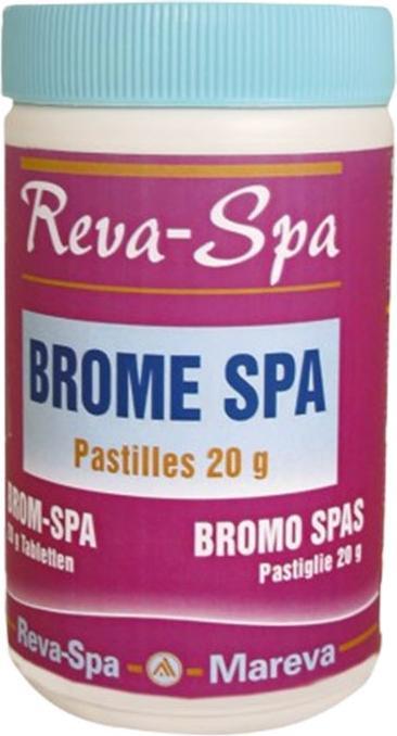 Mareva Brome pour spa en pastilles 20g -Reva-Spa 1kg (1000 g)