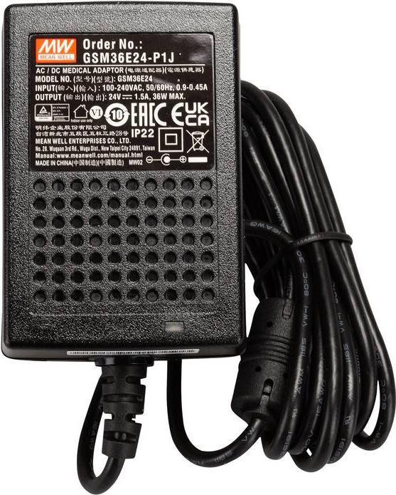 Produktbild MeanWell Power Adapter Plug In ErP Medical 24V