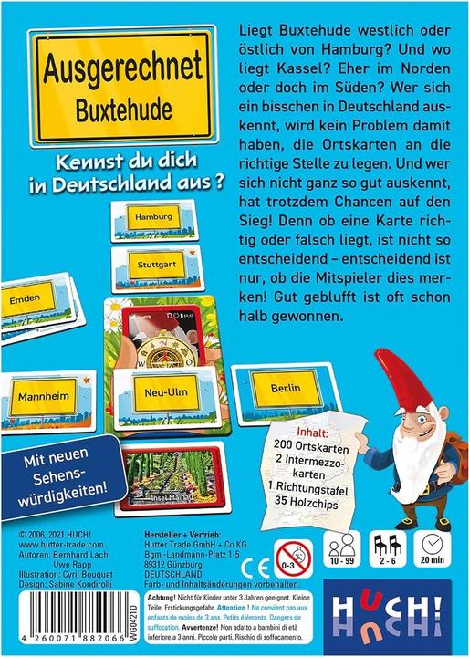 Actual product image 882066 - Ausgerechte Buxtehude - Card game, 2-6 players, ages 10+ (DE edition) (German)