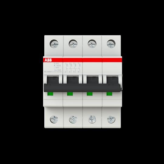 Actual product image ABB S204-K16 Automatic circuit breaker 16A pro M compact 4-pole 6kA