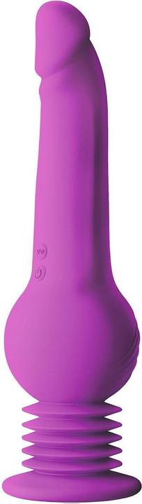 Blush Impressions New York Gyro-Quake 9.75 Inch Vibrating & Thrusting G Spot Dildo - 3 Thumping Speeds - 9