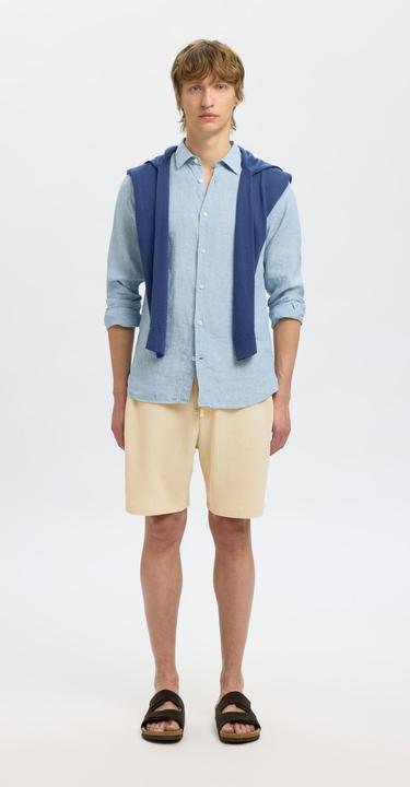 Actual product image Selected Homme Waffle structure shorts (XL)