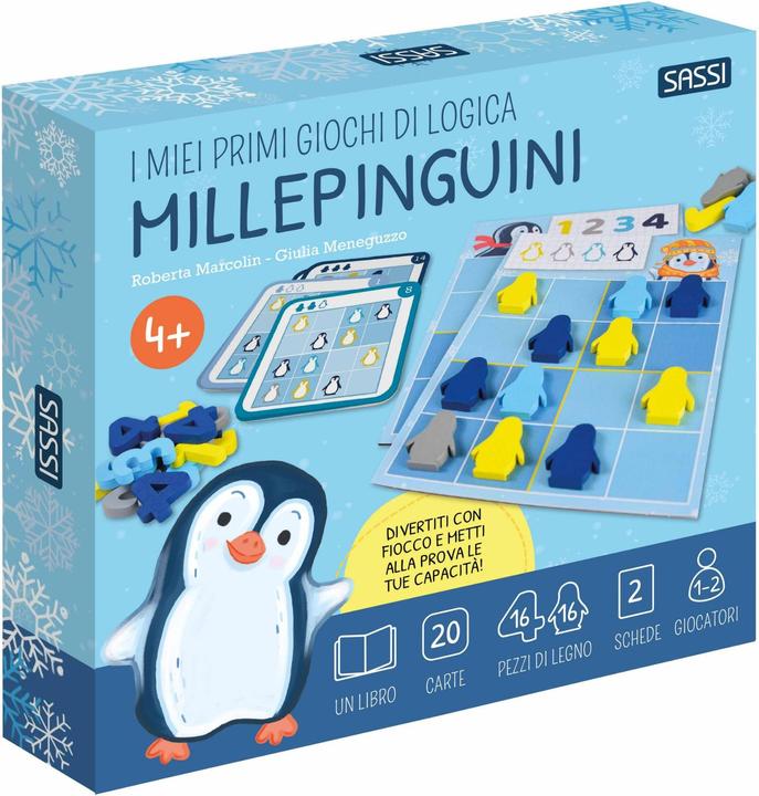 Immagine prodotto Sassi I miei primi giochi di logica. Mille pinguini