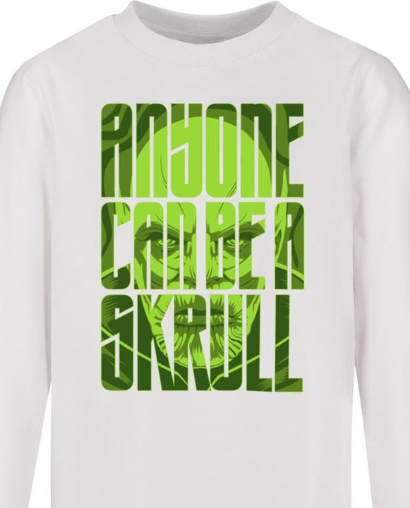 Actual product image Absolute Cult Kids Captain Marvel - Movie Anyone Can Be Skrull Longsleeve - 135385 (146, 152)