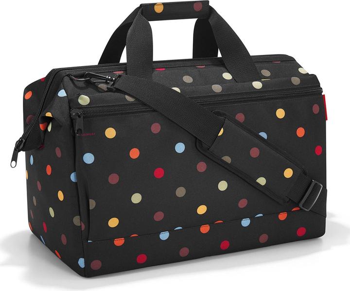 reisenthel Allrounder L Pocket Reisetasche, 48 cm, 32 L, Pocket Dots (32 l, L (90 - 115l))