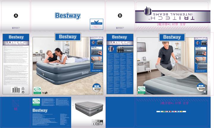 Produktbild Bestway Tritech QuadComfort Airbed 203x152x51cm (150 x 200 cm)