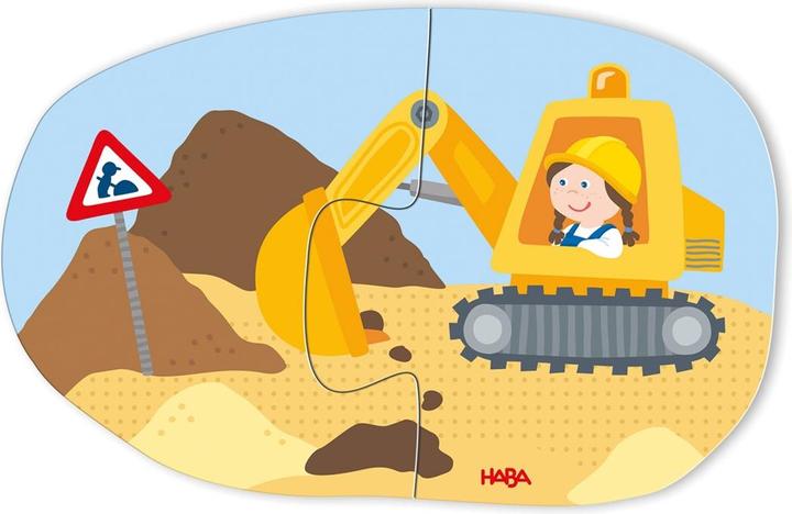 Produktbild Magni HABA 6 erste Puzzles Baustelle (6 Teile)
