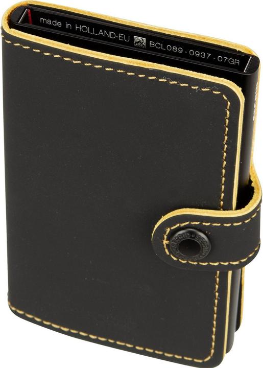 Actual product image Secrid Mini wallet MATTE Mini & ochre
