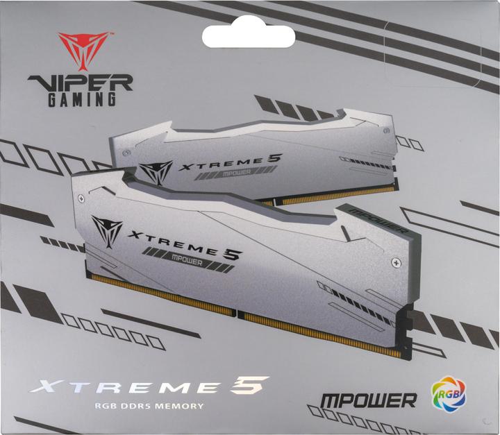 Actual product image Patriot Viper Xtreme 5 Mpower RGB (2 x 16GB, 6000 MHz, DDR5 RAM, DIMM)