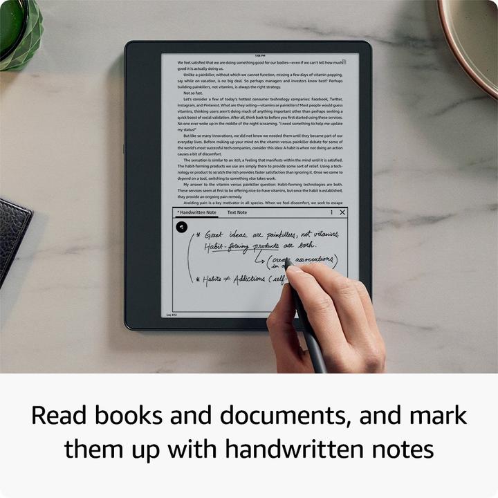 Productafbeelding Amazon Ebook Kindle Scribe 10.2 16GB WiFi Basic Pen Grijs (10.20", 16 GB, Grijs)