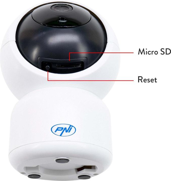 Produktbild PNI Überwachungskamera IP390T 1080P mit PTZ WiFi H264 (1280 x 1080 Pixels)