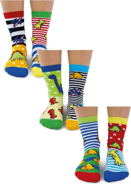 Produktbild United Oddsocks Sockasaurus (3er Pack, 27 - 30)