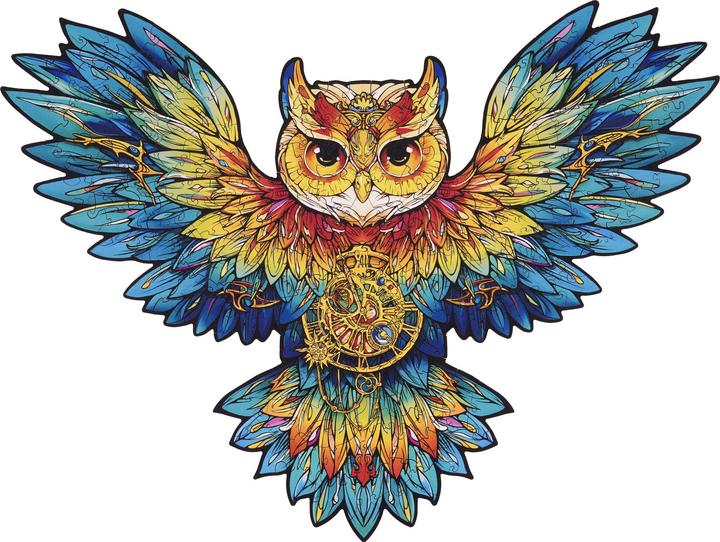 Produktbild Robotime Holzpuzzle 'OWL' (200 Teile)