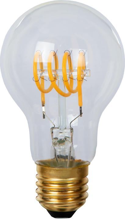 Immagine prodotto Lucide A60 - Lampada a filamento - Ø 6 cm - LED dim. - E27 - 1x5W 2700K - Trasparente 49042/05/60 (E27, 4.90 W, 460 lm, 1 x, G)