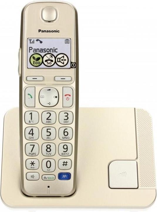 Produktbild Panasonic KX-TGE210PDN Golden desktop phone