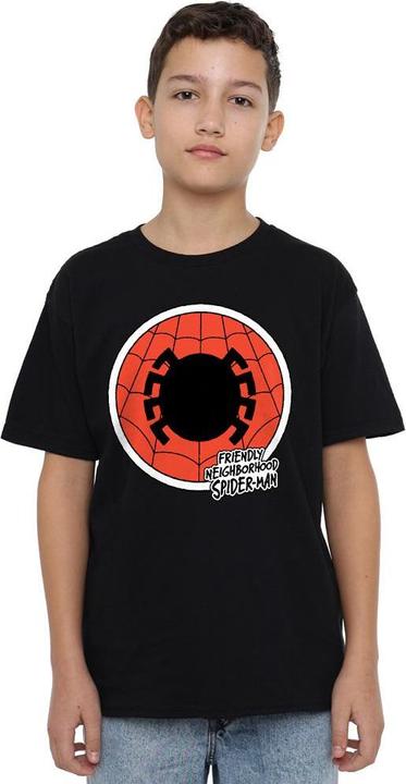 Immagine prodotto Spiderman Friendly Neighborhood Maglietta Distintivo Bambini (140)