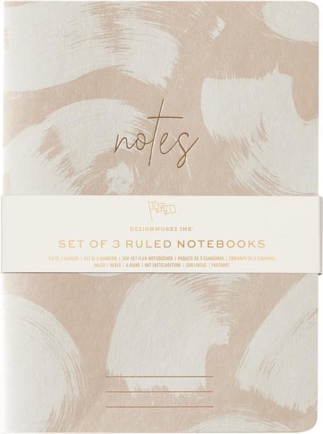 Designworks Flex Notebooks - Naturals (Set Of 3) (Couverture souple)