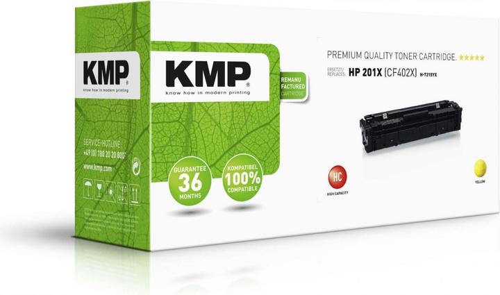 Produktbild KMP Toner ersetzt HP201X (CF402X) (Y)