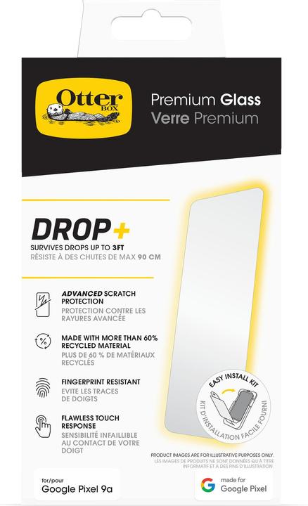Produktbild OtterBox Screen Protector Glass (1 Stück, Google Pixel 9a)