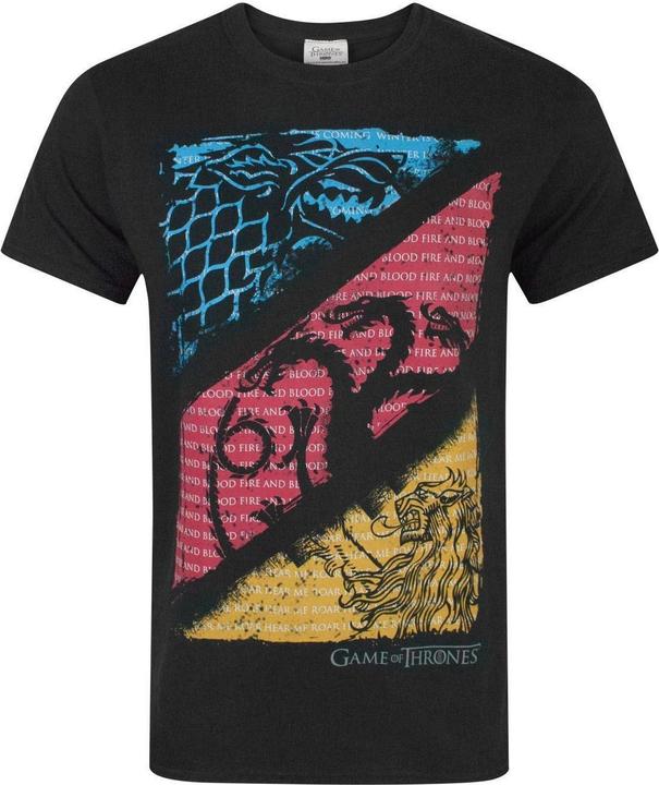 Game of Thrones offizielles House Sigil Quotes TShirt (S)