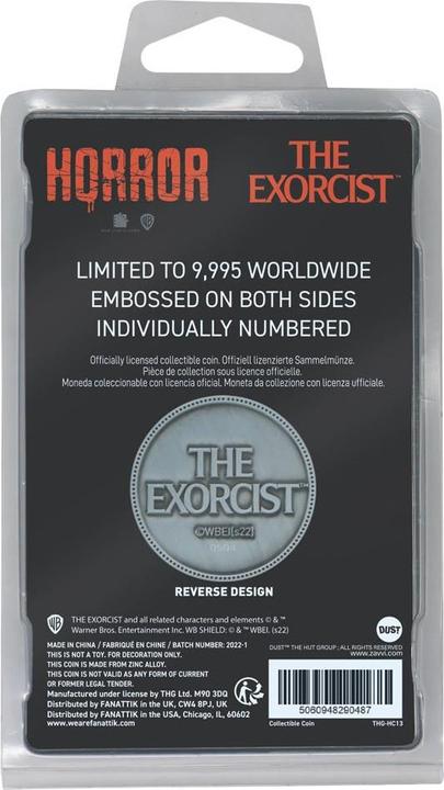 Actual product image Fanattik L'Exorciste pièce de collection Limited Edition