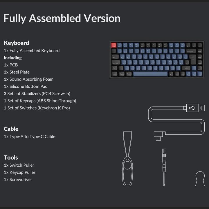 Produktbild Keychron K2 Pro (CH, Kabelgebunden, Kabellos)