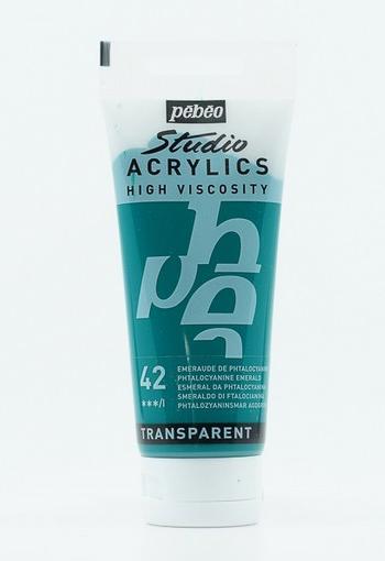 Image du produit Pebeo Acrylique Fine Studio Acrylics (Phtalocyanine Vert émeraude, 100 ml)