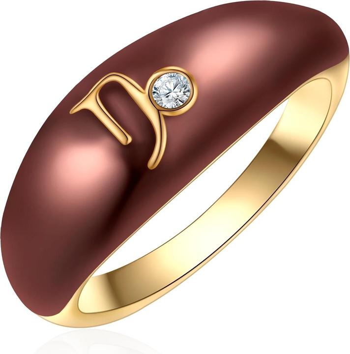 Immagine prodotto Glanzstücke München Anello da donna segno zodiacale Capricorno - 35960 (52, 925 Argento)