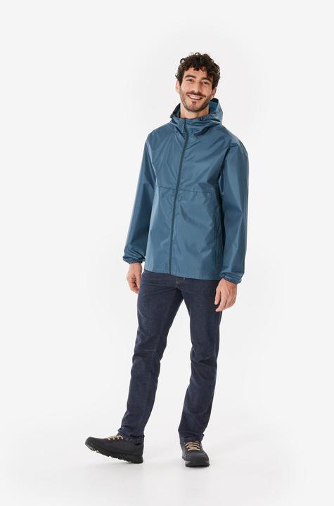 Produktbild Quechua Regenjacke Herren - Raincut Fullzip blau (M)