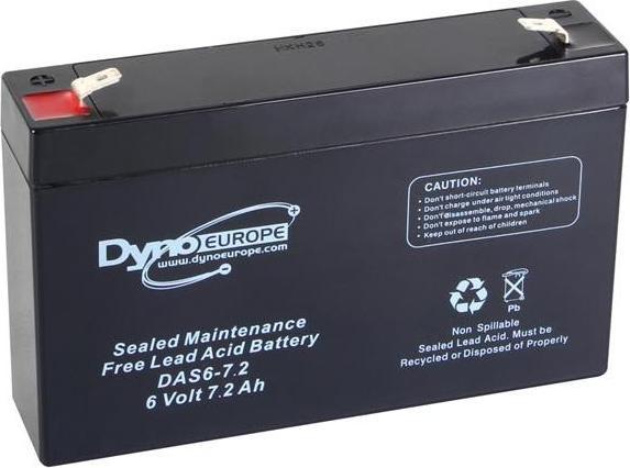 Dyno EUROPE BLEIAKKU - 6 V - 7.2 Ah - 150 x 34 x 100 mm (6 V, 7.20 Ah)