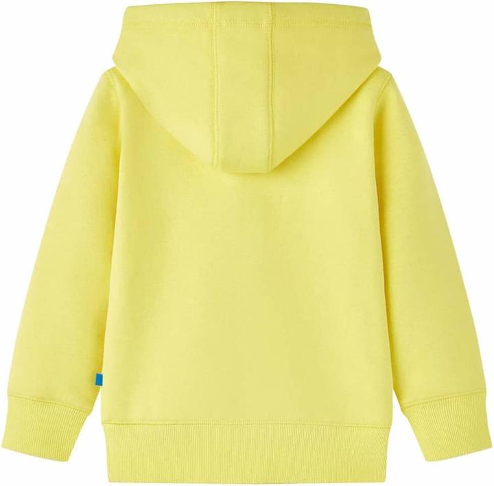 Actual product image VidaXL Children's hoodie with zip Light yellow (116)