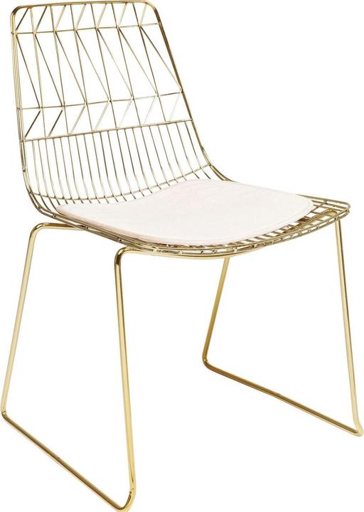 Produktbild Designlife Stuhl Solo Creme Gold