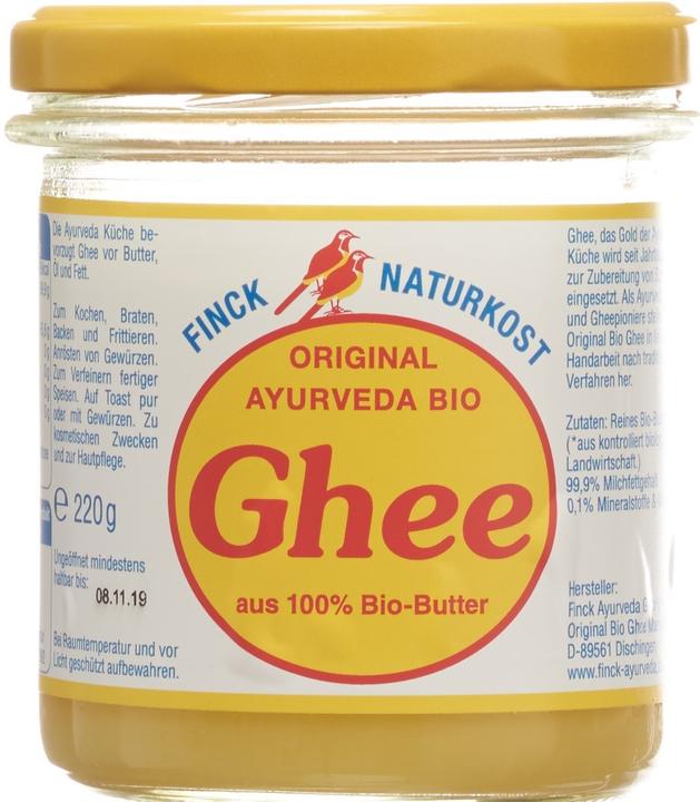 FINCK NATURKOST Ayurveda organic ghee (576 ml)