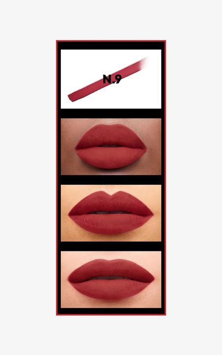 Actual product image Yves Saint Laurent Rouge Pur Couture The Slim (Red Enigma 09)