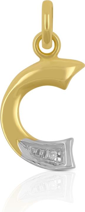 Image du produit Muau Lettre (750, Or blanc, Or jaune 18 K)