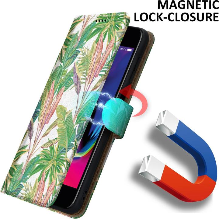Image du produit Cadorabo Pochette Book avec impression (Apple iPhone 7, Apple iPhone SE (2ème génération))