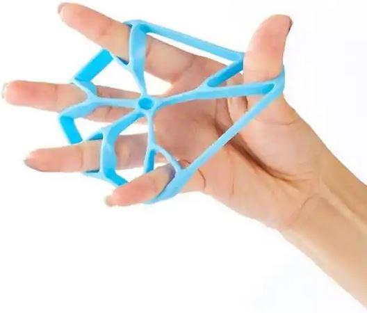 PhoneLook Élastique pour les mains et les doigts en silicone pour entraînement de la force des doigts clair
