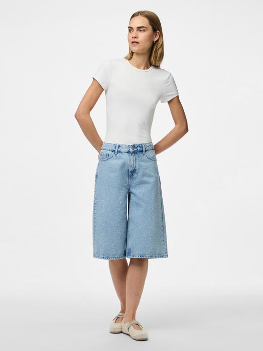Actual product image Pieces PCNOEL MW STRASS LONG Jeansshorts (XS)