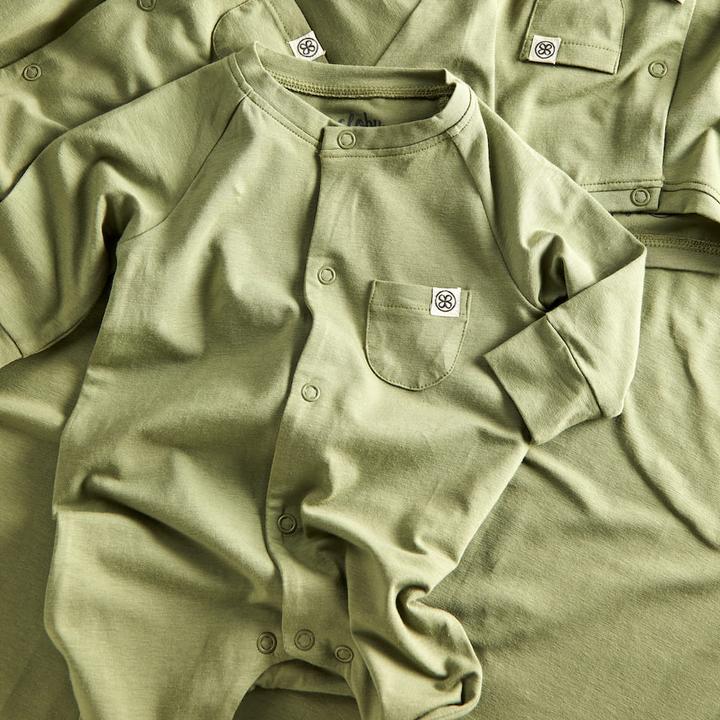 Actual product image Cloby Romper suit overall UPF + Olive Green (62, 68)