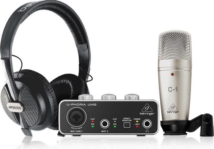 Image du produit Behringer Kit d'enregistrement maison U-Phoria Studio